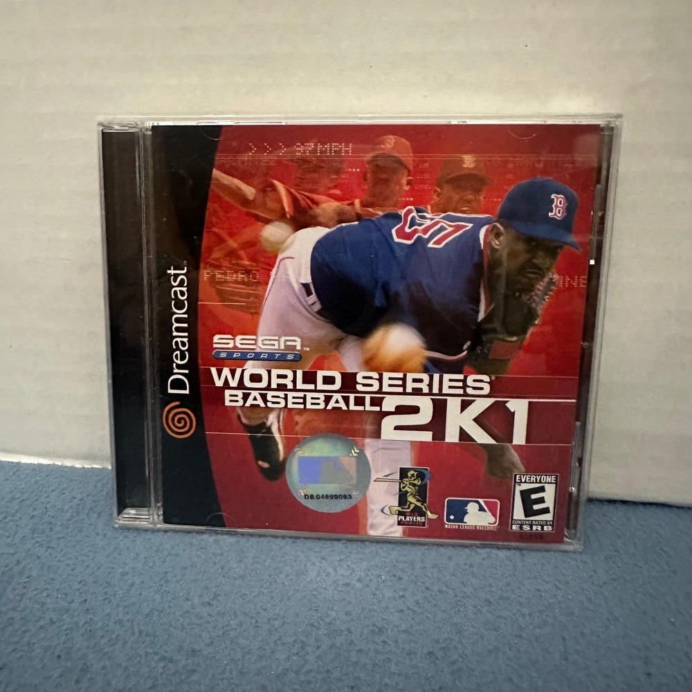 Sega Dreamcast World Series Baseball 2K1 MLB Video Game Complete CIB 51055